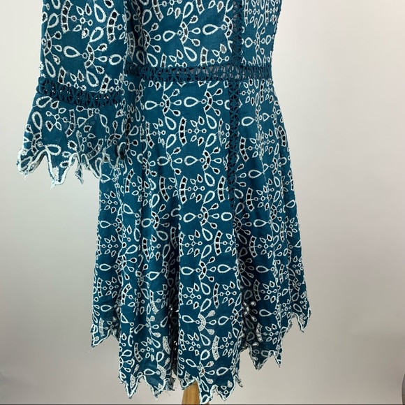 Maje Eyelet Dress Sz 2 - Picture 11 of 12